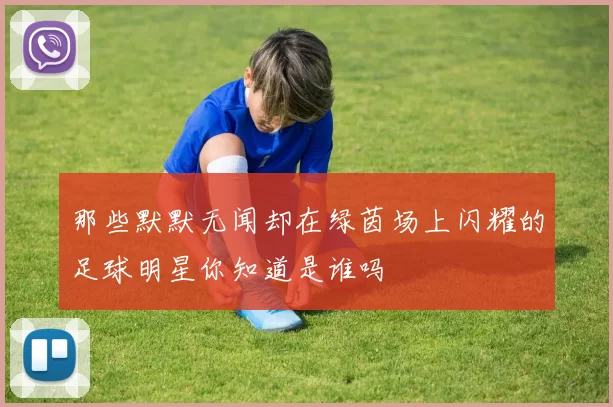 那些默默无闻却在绿茵场上闪耀的足球明星你知道是谁吗