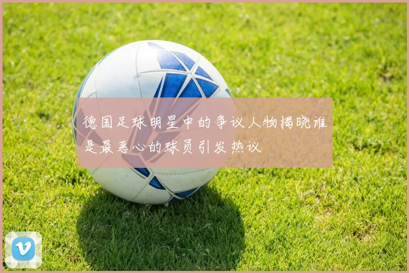 德国足球明星中的争议人物揭晓谁是最恶心的球员引发热议